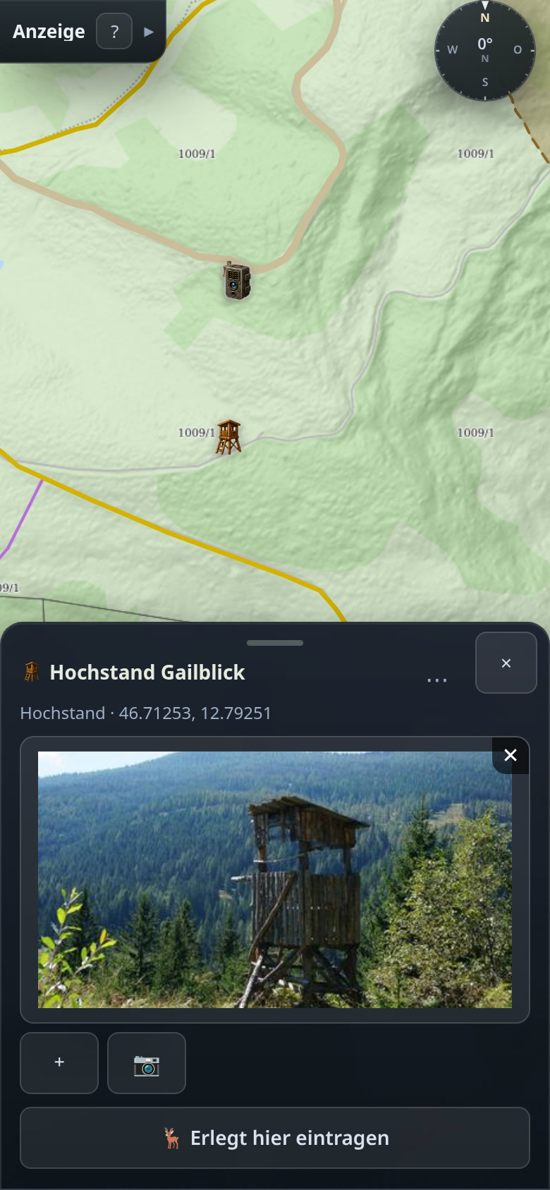 Marker setzen und direkt bearbeiten